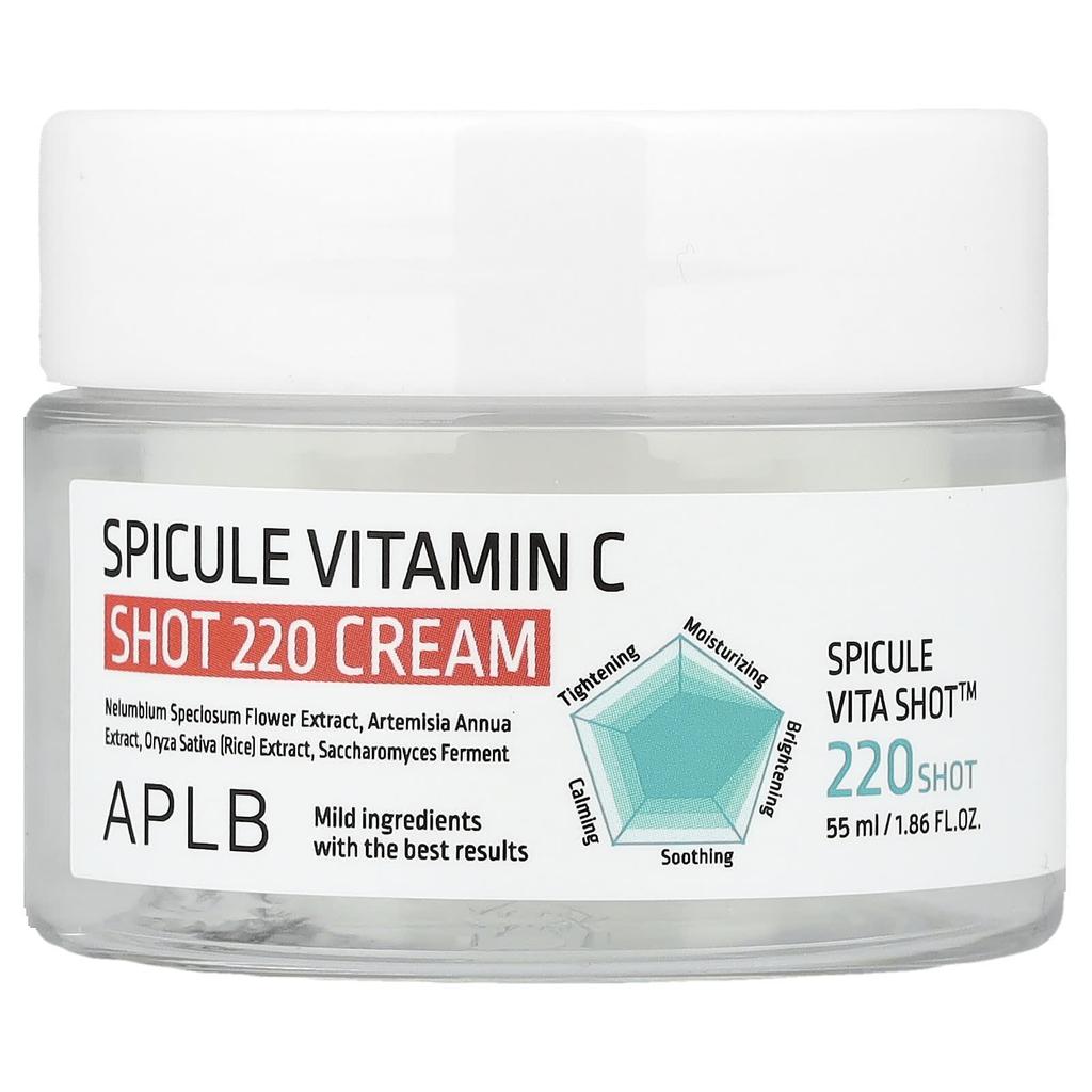 APLB Spicule Vitamin C Shot 220 Cream, 55ml (1.86 Fl Oz)