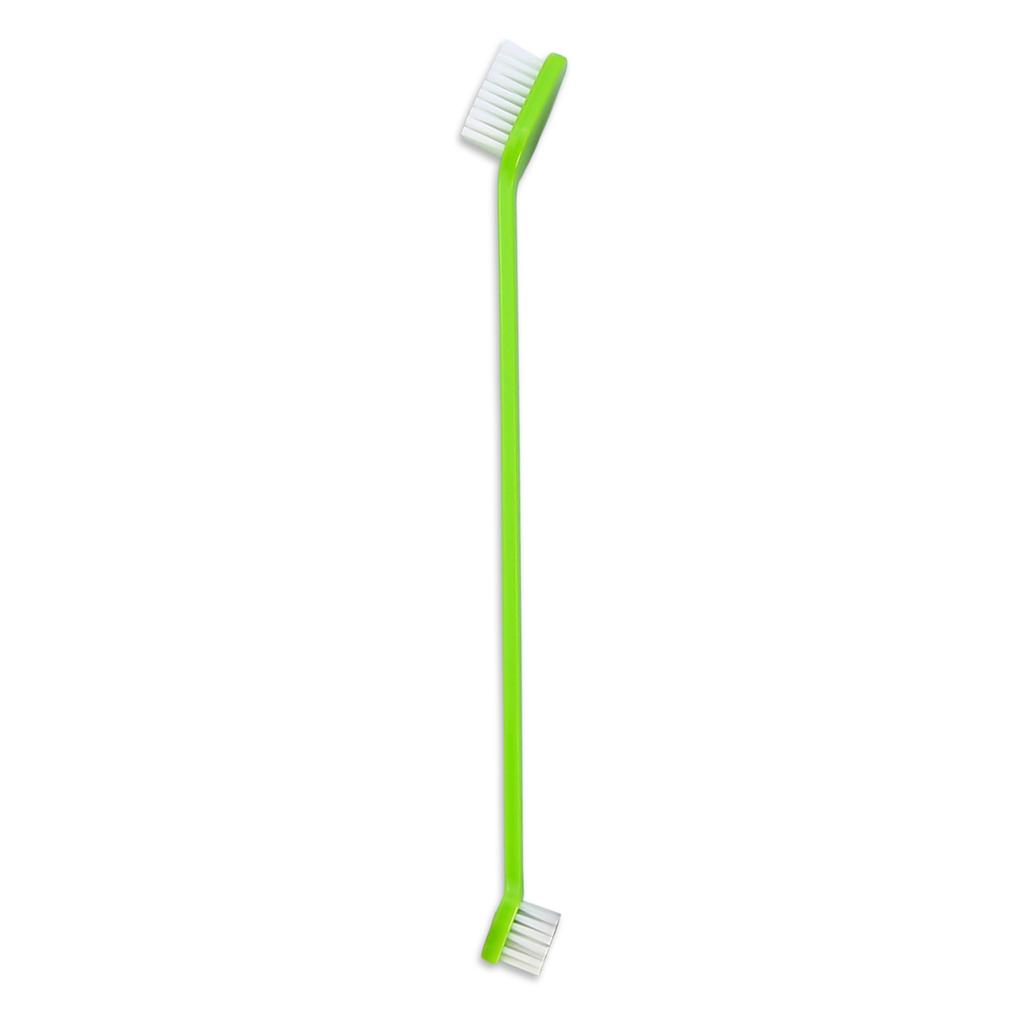 100pcs Dog Toothbrush Double Headed Long Handle Dog Pet Toothbrush for Dogs Cat Puppy Teeth