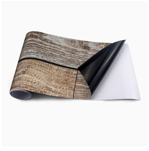 3M Waterproof Wood Vinyl Wallpaper Roll Self-adhesive Bedroom Kitchen Cabinet Furniture Decor Wall Sticker PVC Wood Grain Film 20X300CM