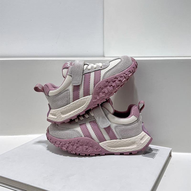 Children's Sports Shoes 2025 Spring New Boys' Dad Shoes Soft-soled Casual Shoes Girls' Moral Training Shoes Baby Shoes