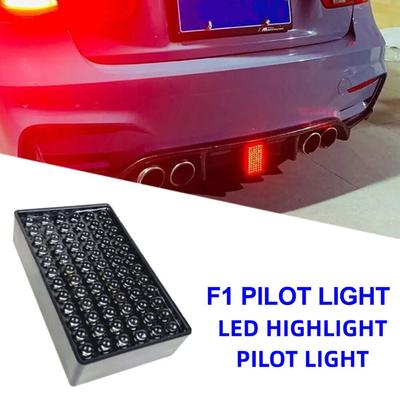Langlebige F1-Style 12V LED Blinker Rückleuchten Rückbremsleuchte Stroboskop Blinkende Heck-Bremsleuchte