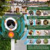 Solar-Powered Ultrasonic Pest Repeller with Infrared Sensor and High-Power Speaker for Rats and Birds