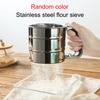 1PC/2PCS Handheld Cup-Shaped Half-Stainless Steel Sieve, Flour Sieve, Sugar Powder Sieve, Sample Sieve, Baking Tool