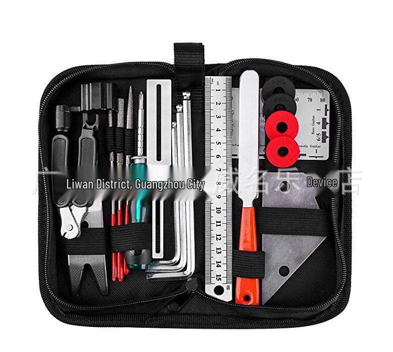 Набор инструментов для обслуживания гитары и смены струн (W005)