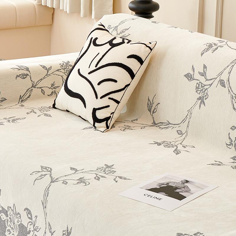 Thickened Double-Sided Sofa Cover Cloth Four Seasons Universal Non-Slip Sofa Cover Sofa Towel Full Cover One-Piece Sofa Cushion