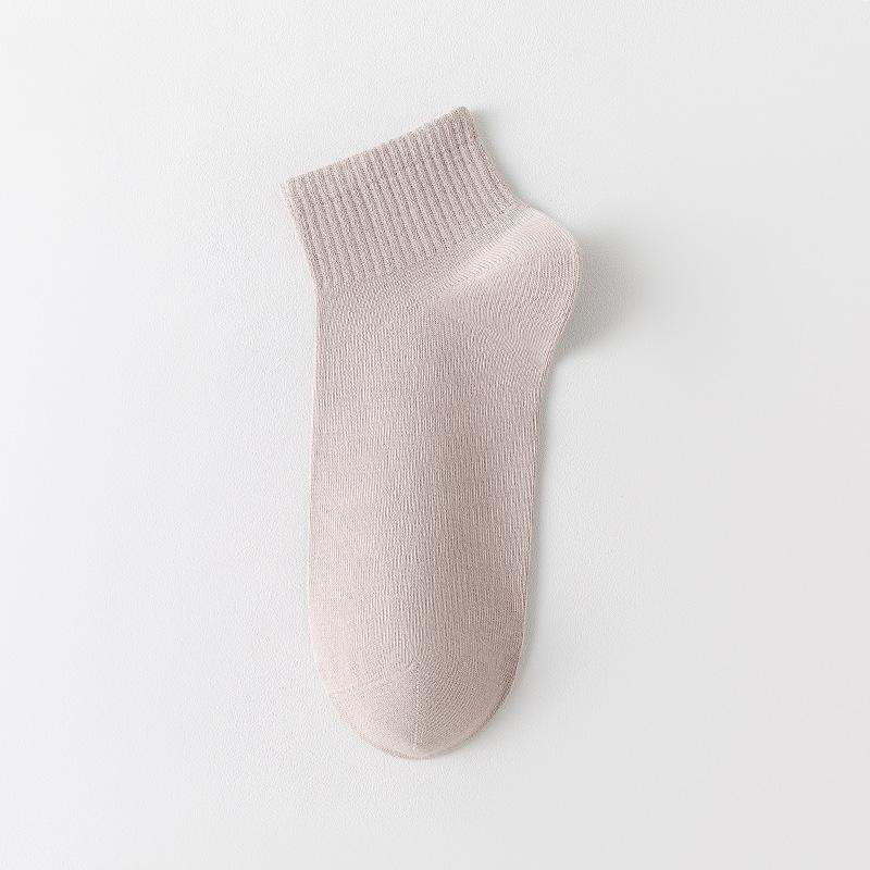 

Мужские весенне-летние носки из чистого хлопка, дезодорирующие, антиперспирантные, 5A антибактериальные, с низким вырезом 1 pair