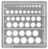 Craft Tool Series No. 150 Modeling Plate (Circle 1-12.5mm) Plastic Model Tool 74150