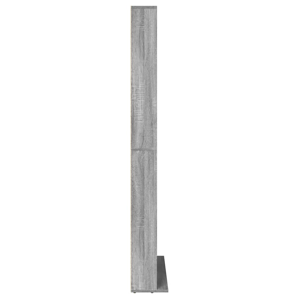 CD Shelf Gray Sonoma 102 X 23 X 177.5 Cm Particleboard