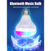 LED Music Light Bulb with Built-in Bluetooth Speaker, Wireless Smart Light Bulb with Remote Control, RGB Color Changing Speaker
