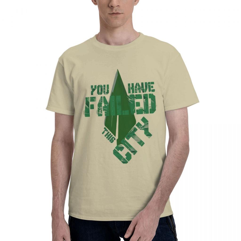 Unique Arrow Green 100 Cotton Casual Breathable Confortable Manga Mens Designer Clothes Men Clothes