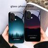 Lake Aurora Ice Surface For OnePlus Ace 2 3 2V 5 Pro Nord CE 2T 2 3 Lite N20 N30 6 7T 8 8T 9 10 Pro 11R 12R 13R Glass Phone Case
