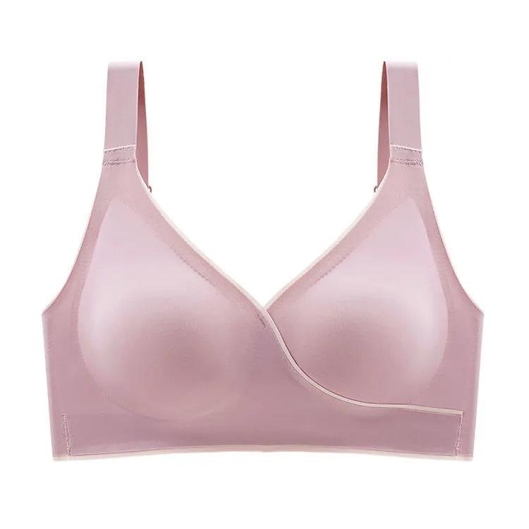 Latexová podprsenka pro ženy Bezešvé spodní prádlo Bez ocelového prstenu Shromážděte Sportovní Krása Push Up Sexy spodní prádlo Bralette Plus Size