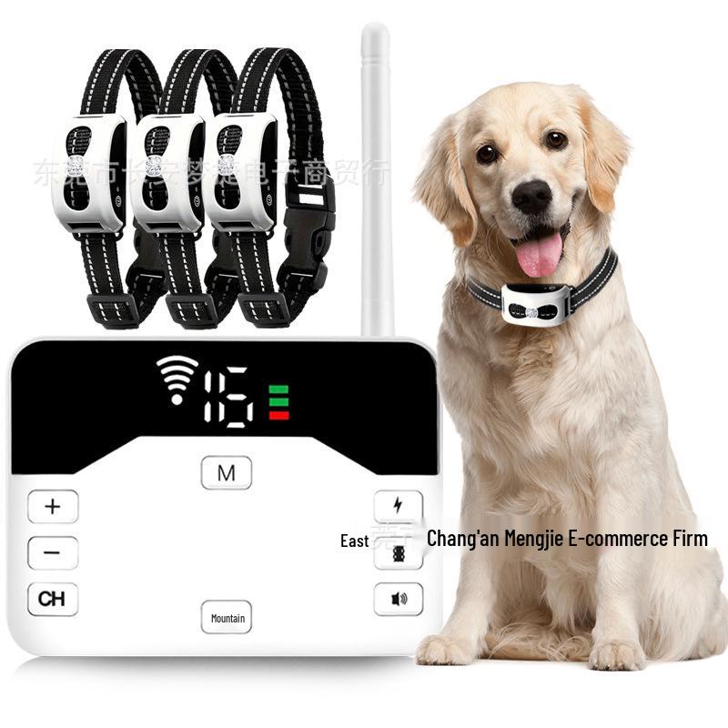 Waterproof Rechargeable Dog Training & Bark Control Collar with Remote