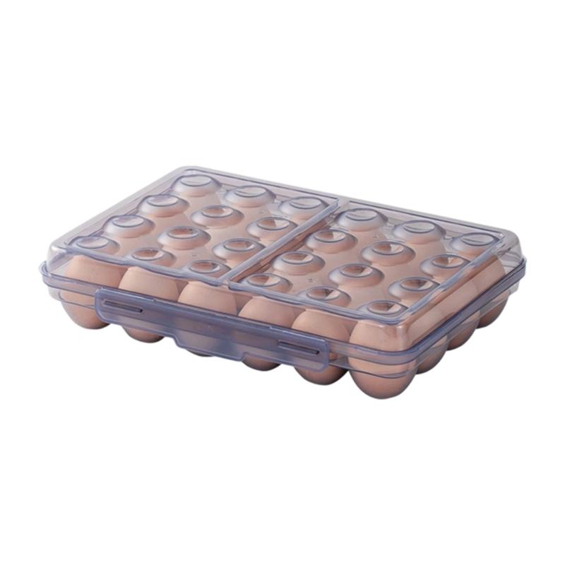 Clear Eggs Holder For Kitchen Storage Clear Plastic Container Organizers With Easy Cleaning Design Kitchen Eggs Tray