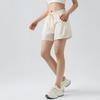 Women's Summer Yoga Shorts with Inner Lining: Tummy Concealing, Anti-Exposure, Slimming, Three-Quarter Length for Running and Fitness.