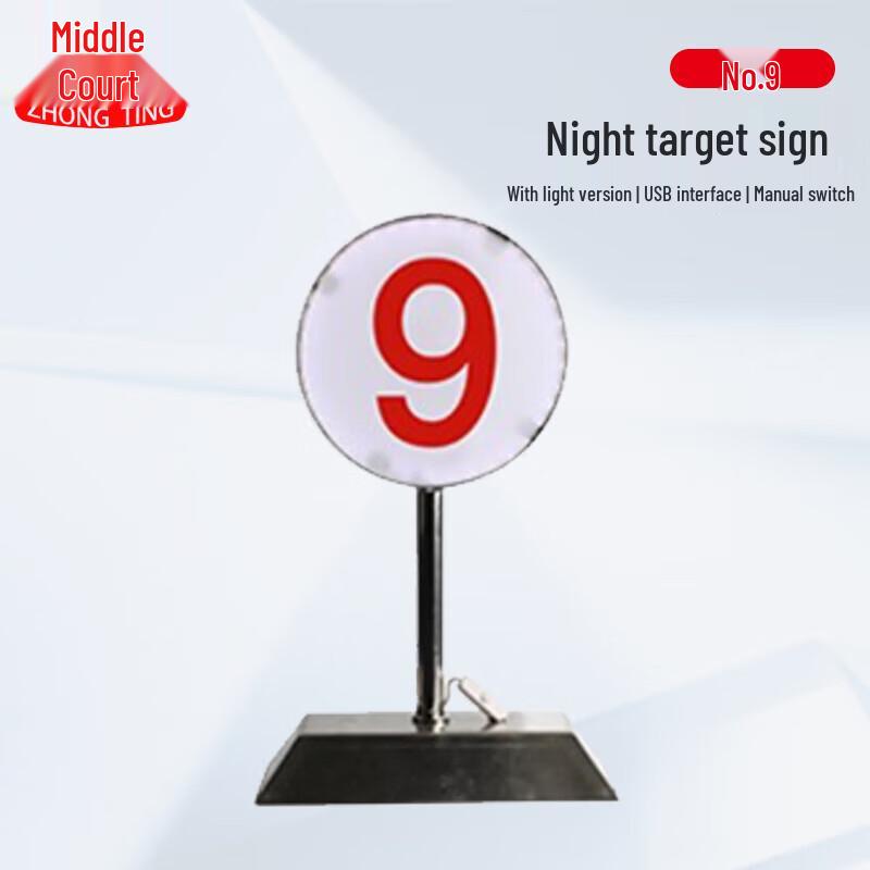 

Illuminated Night Shooting Range Target Number Board