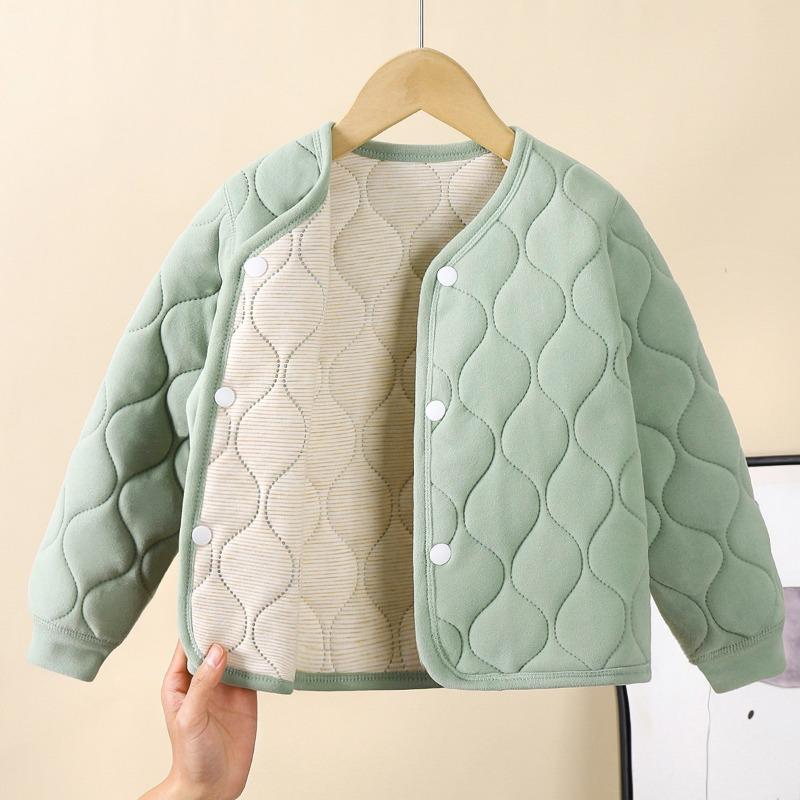 Kids Thickened Three Layer Padded Warm Winter Coat School Uniform Inner Liner For Boys Girls