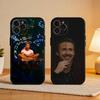 Funny Ryan Gosling Rapper Phone Case For iPhone17,16,15,14,13,12Plus,Pro Max,XS,5G Soft Silicone Black Cover