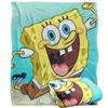SpongeBob SquarePants Silky Character Supersoft Blanket