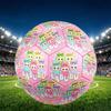 Labubu Print Size 5 Soccer Ball, PU Wear Resistant Football for Match Training and Daily Practice, Birthday Gift for Soccer Fans