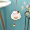 Japanese Style Lucky Cat Mobile Phone Pendant Ceramics Room Wall Pendant  Phone Accessory