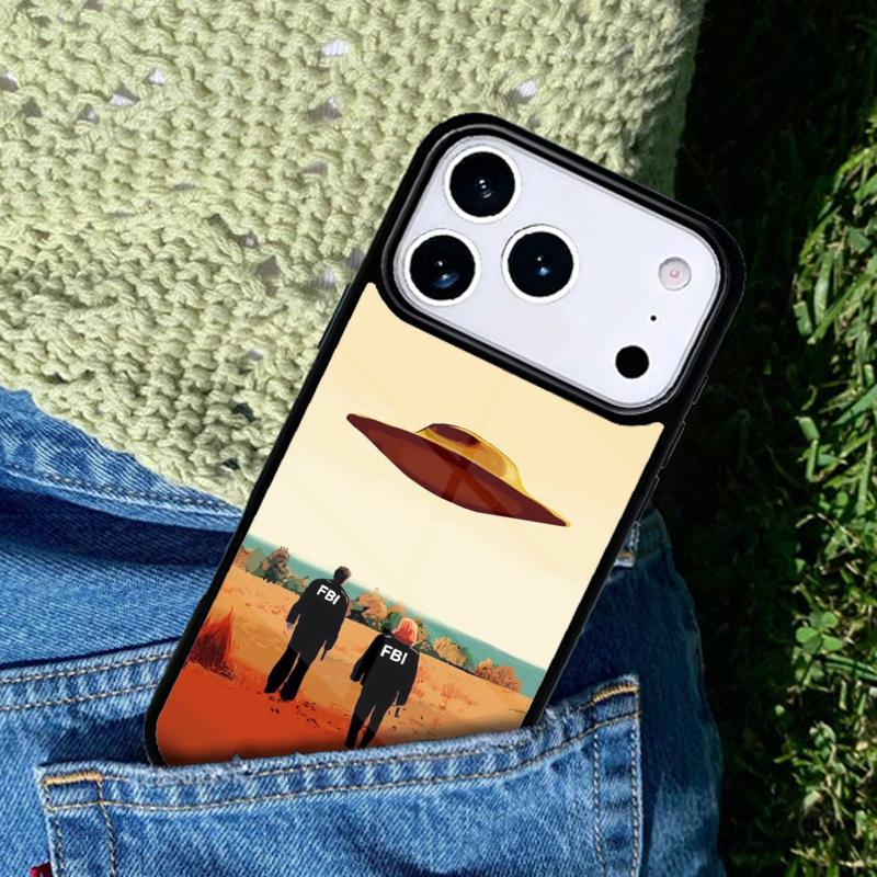 The X Files I want to believe Phone Case For iPhone 17 AIR 16 Pro Max 15 14 Pro 11 12 13 Shockproof Silicone Cover