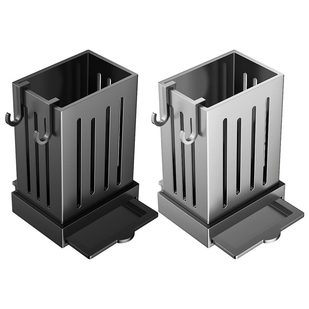Convenient Wall Mounted Cutlery Rack with Drainage System Kitchen Drying Rack
