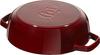 Staub Saute Pan Grenadine Red Two Hand Cast Enamel Pot Shallow Sukiyaki Compatible with IH Japanese Blaiser "Blazer 24cm" [Authorized Product]