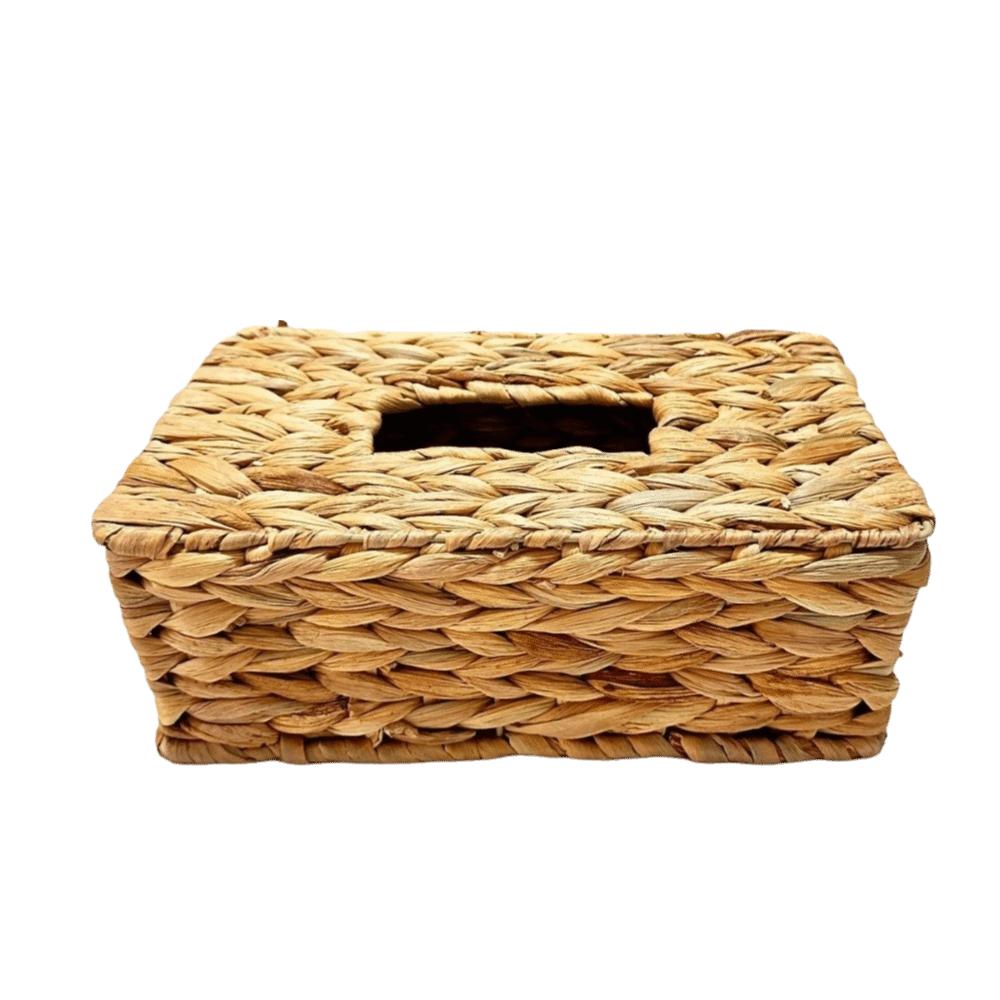 Dekorativer Taschentuchboxbezug Natur Serviettenhalter Langlebige Taschentuchbox für Wohnzimmer Schlafzimmer