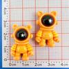 Cartoon Astronaut Resin Accessories: Handmade Hair Clips, Phone Chains, Keychains, and Pendant Ornaments.