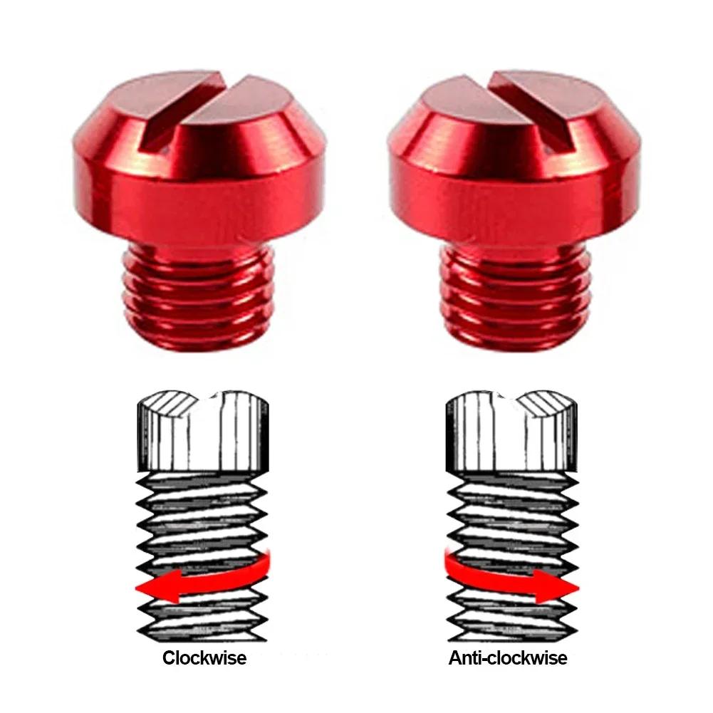2Pcs Motorcycle M8 M10 CNC Aluminum M8 Rear View Mirror Hole Plugs Screws Rearview Mirror Anti-Rust Holder