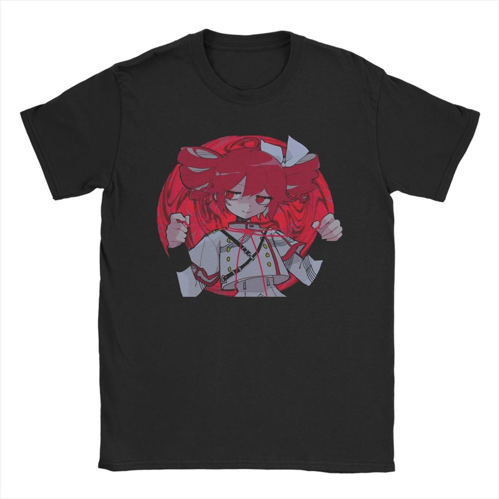 Unisex Unisex Tshirt Kasane Teto Funny Pure Cotton Tees Short Sleeve Anime Kawaii T Shirts Crew Neck Clothes Classic