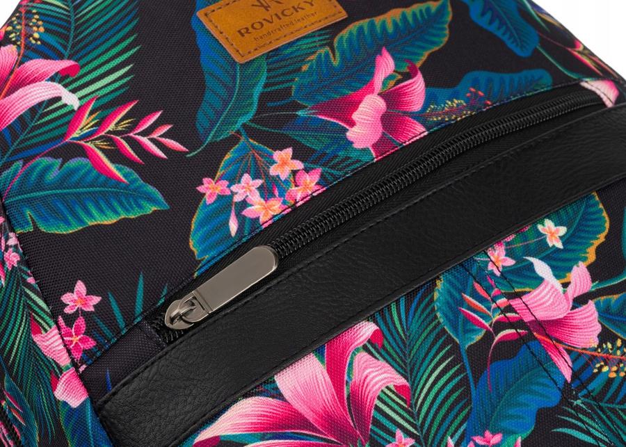 Gemusterter, urbaner Damenrucksack - Rovicky