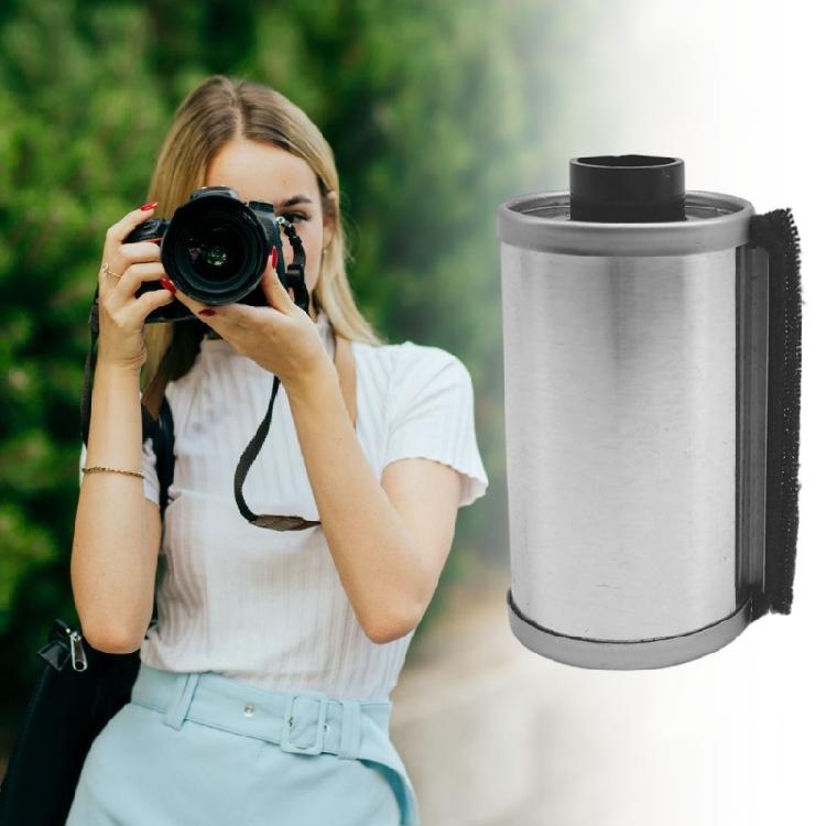 Modern Metal Film Canister Container For 135 Rolls Soft Interior Lining Shockproof And Quick Release for Most Cameras