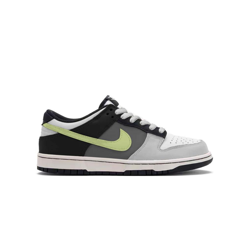 Nike Dunk Racing Abrasion Resistant Abrasion Resistant Low top Skateboard Shoes Unisex Black And White Gray Green HV5980-231(Team619-)