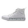 Li Ning Slip Resistant, Abrasion Resistant, Lightweight High Top Canvas Shoes Women's White Yellow AGCP338-4