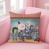 Regular Show Pillow American Cartoon Cushion Cover Linen Pillowcase Cover Soft Decor For Sofa Home Room
