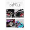 Modellino Auto Sportiva Pagani Huayra Dinastia 1/24 in Lega Galvanizzata Metallo Pressofuso Veicoli da Corsa Modello Suono Luci Regali per Bambini