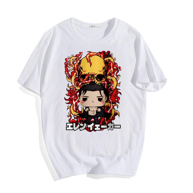 Anime Attack On Titan Peripheral New Sports Top Casual Short Sleeve T-Shirt