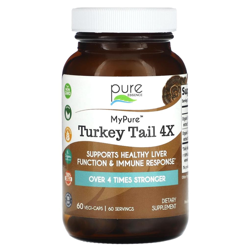 My Pure, Türkiye Tail 4X, 60 Veggie Caps