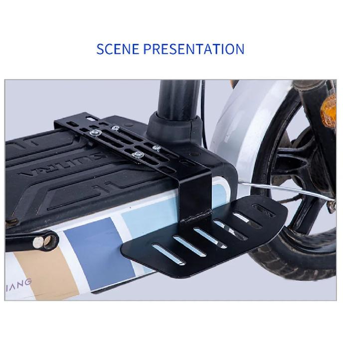Widen Front Foot Pedal Foot Rest for Motorcycle Electric Scooter Bike Vehicle Modification DIY Set Upgrade Accessories Parts