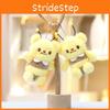 Butter Bear Animal Plush Toy With Keychain For Kids And Collectors