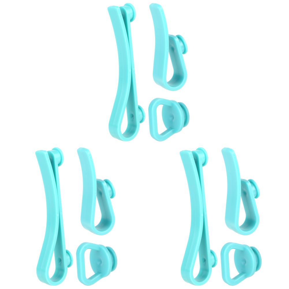 

10-3 Набори Гачки для зберігання Багатоцільові пластикові гачки Універсальні вставні гачки-шарми для сумки Bogg для підвішування ключів, сонцезахисних окулярів