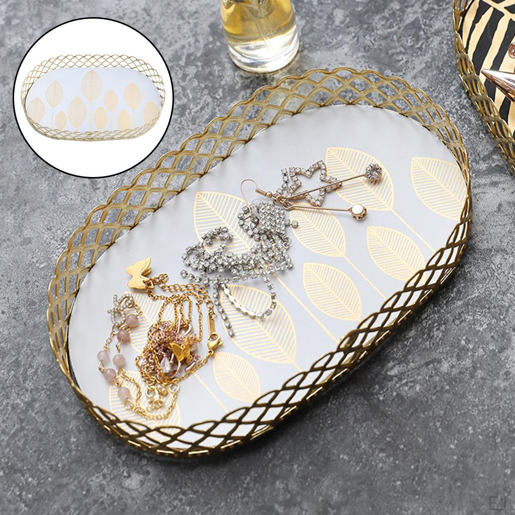 Creative Storage Tray Birthday Gifts Cosmetic Box Makeup Display Plate for Bedroom Home