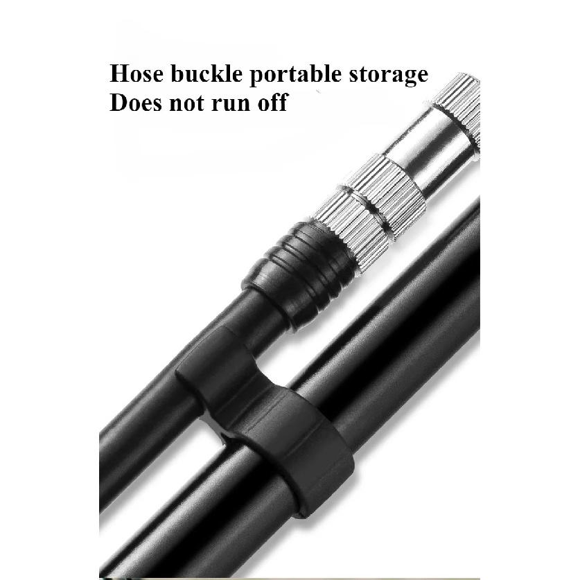 Light Pressure Cylinder Aluminum Alloy Front Fork Pump Rear Shocked Absorber Road Bicycle Inflatable 300PSI Bike Accessories