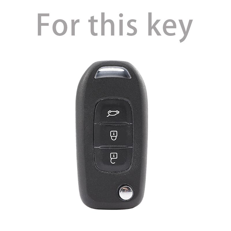 TPU Car Key Case Cover For Renault TWingo 3 Duster Captur Logan Laguna Scenic For Dacia Logan 2021 Key Cover Remote Shell