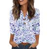 Camisas de Manga 3/4 Heley para Mujer Moda Verano Blusas Ropa para Vacaciones en la Playa