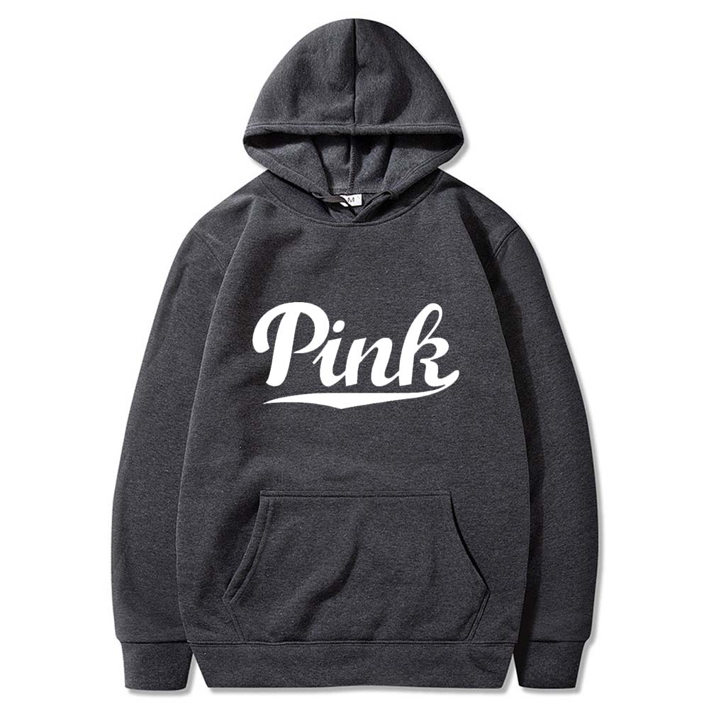 Harajuku Retro Letter Fleece Mens and Mens Hooded Sweatshirts Oversized Casual Pullover Loose Hoodies