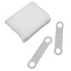 100PCS Clothes Hanger Grips Silicone Anti Slip Clear Clothing Hanger Strips for Home Store Wood Plastic Hangers