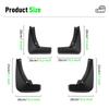 4PCS Car Mud Flaps Splash Guards Mudguards Car Mud Flaps Compatible with Cadillac CT6 Sedan 2016 2017 2018 2019 2020 2021